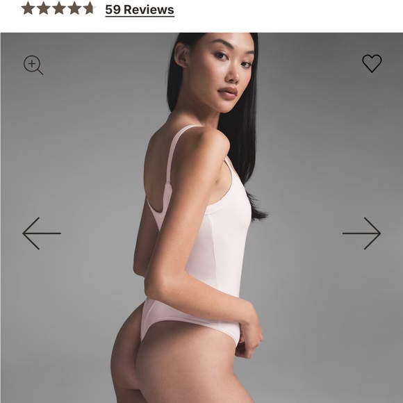 Set of 3- NWT- Skims Cotton Jersey Scoop Neck Bodysuit- Size Medium - Picture 6 of 10